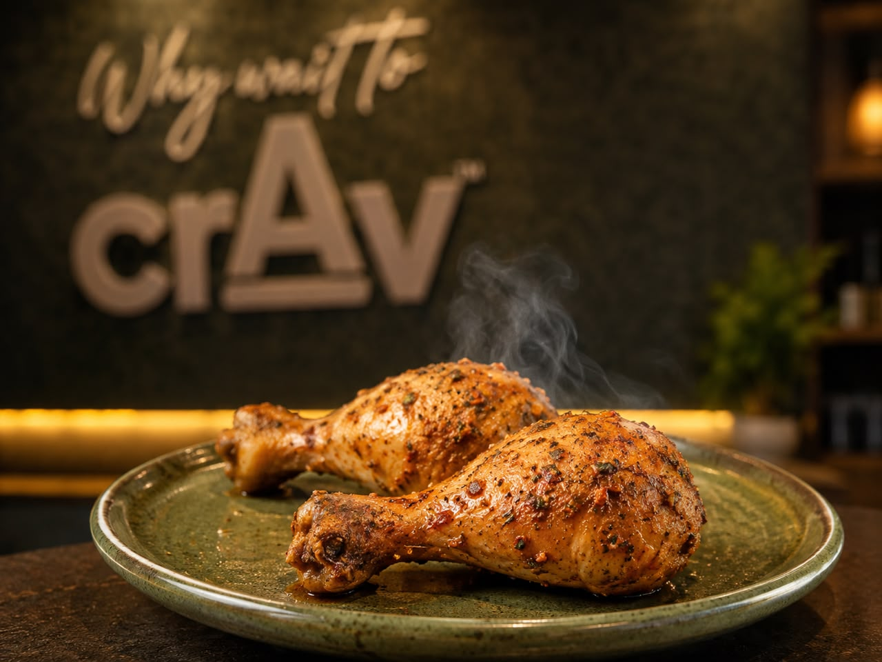 Steamed Peri Peri Chicken Drumsticks